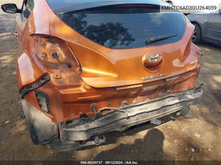 KMHTC6AD3GU264059 2016 Hyundai Veloster