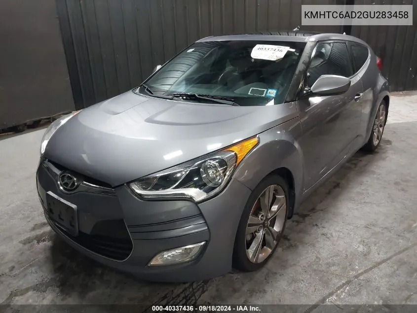 KMHTC6AD2GU283458 2016 Hyundai Veloster