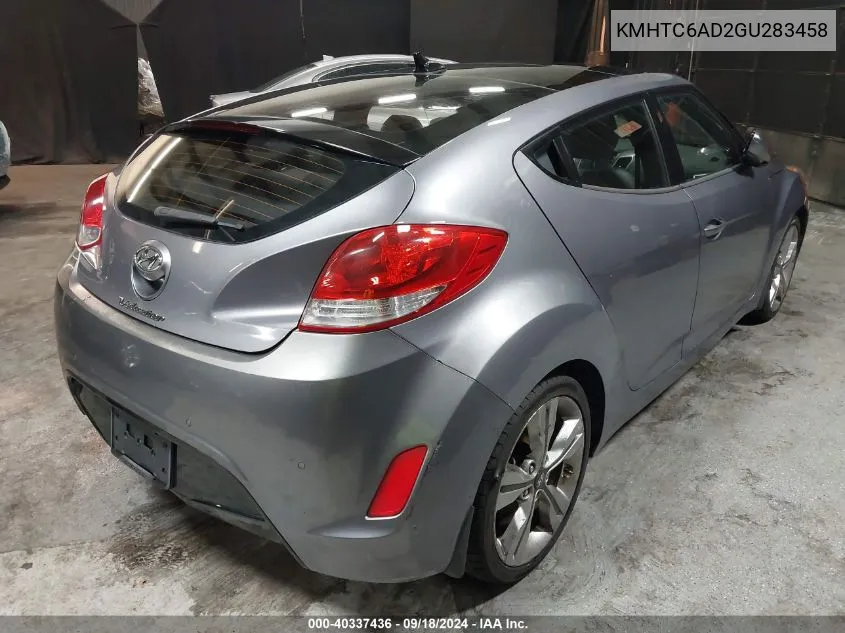 KMHTC6AD2GU283458 2016 Hyundai Veloster