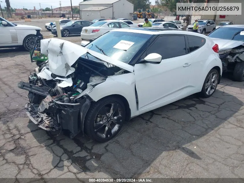 2016 Hyundai Veloster VIN: KMHTC6AD1GU256879 Lot: 40394530