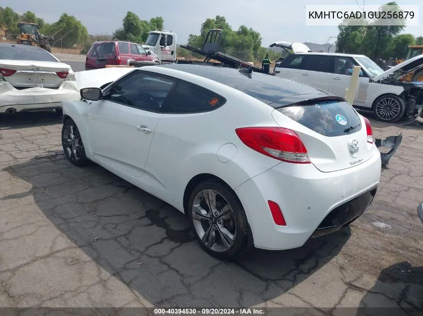 2016 Hyundai Veloster VIN: KMHTC6AD1GU256879 Lot: 40394530