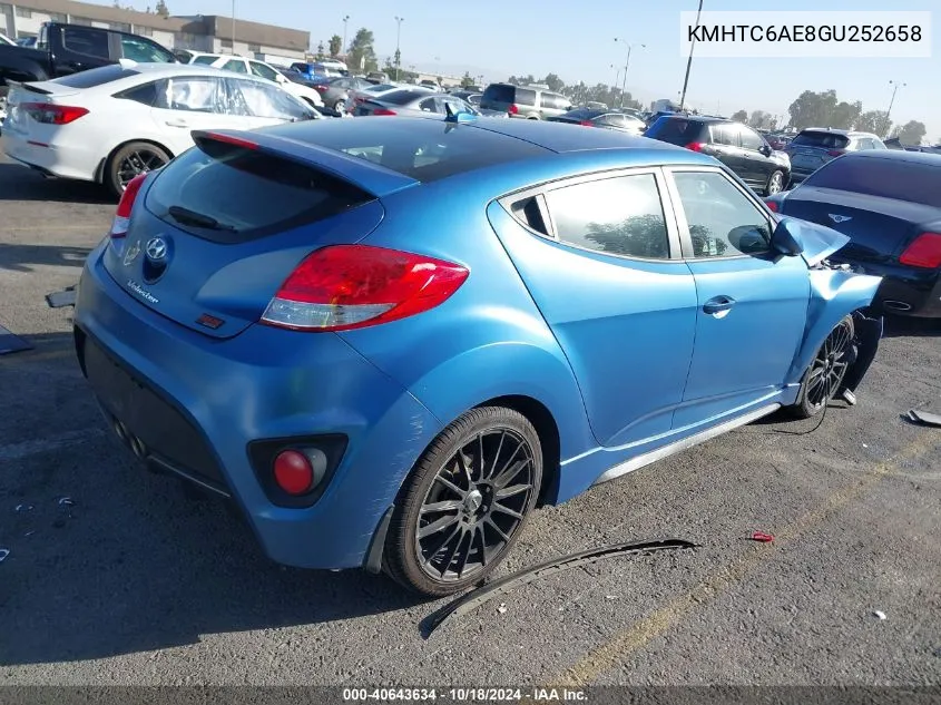 KMHTC6AE8GU252658 2016 Hyundai Veloster Turbo Rally Edition