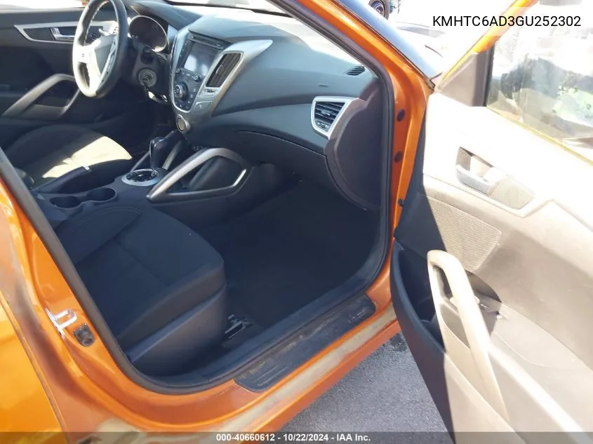 KMHTC6AD3GU252302 2016 Hyundai Veloster