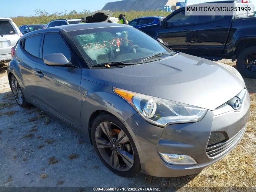 KMHTC6AD8GU251999 2016 Hyundai Veloster