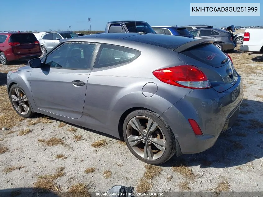 KMHTC6AD8GU251999 2016 Hyundai Veloster