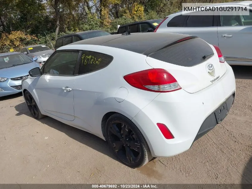 KMHTC6AD1GU291714 2016 Hyundai Veloster