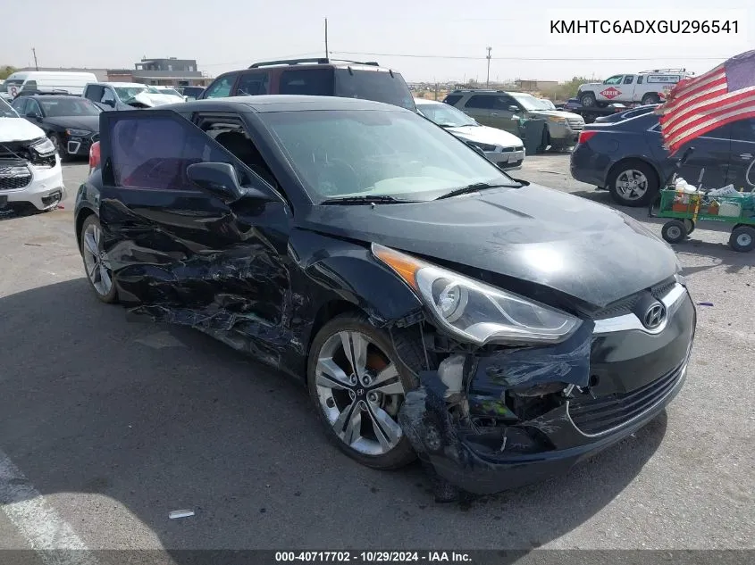 2016 Hyundai Veloster VIN: KMHTC6ADXGU296541 Lot: 40717702