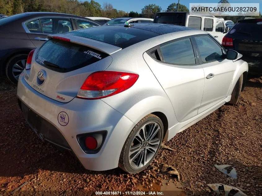 2016 Hyundai Veloster Turbo VIN: KMHTC6AE6GU282709 Lot: 40816871