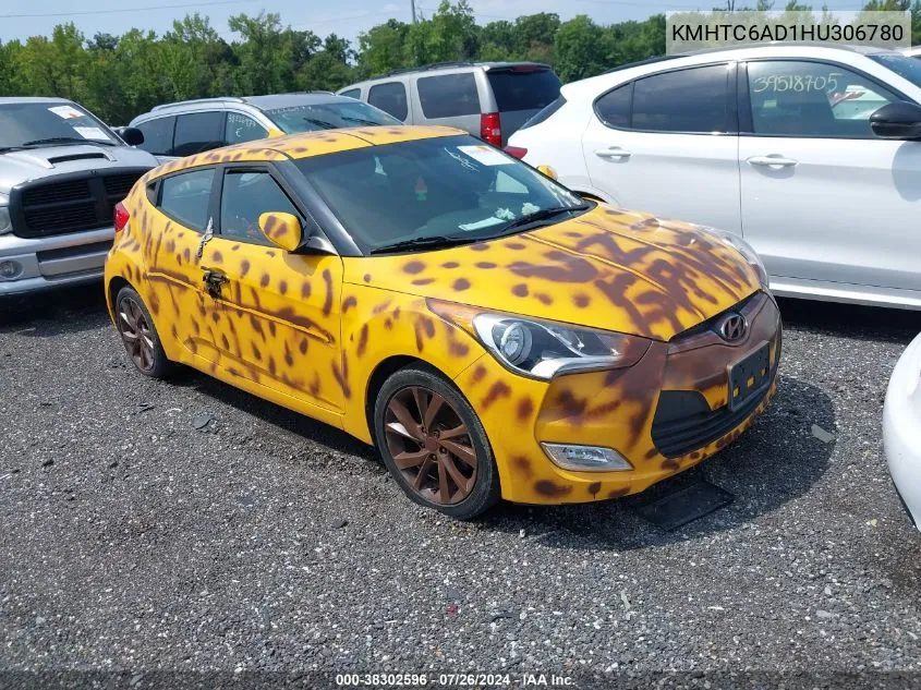 KMHTC6AD1HU306780 2017 Hyundai Veloster