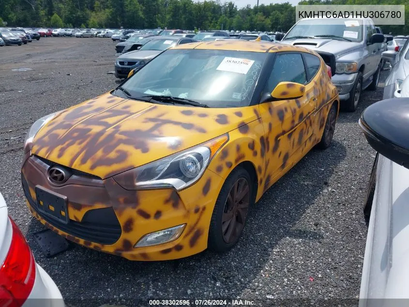 KMHTC6AD1HU306780 2017 Hyundai Veloster