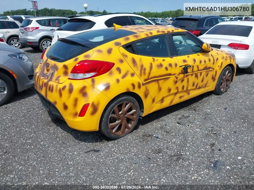 KMHTC6AD1HU306780 2017 Hyundai Veloster