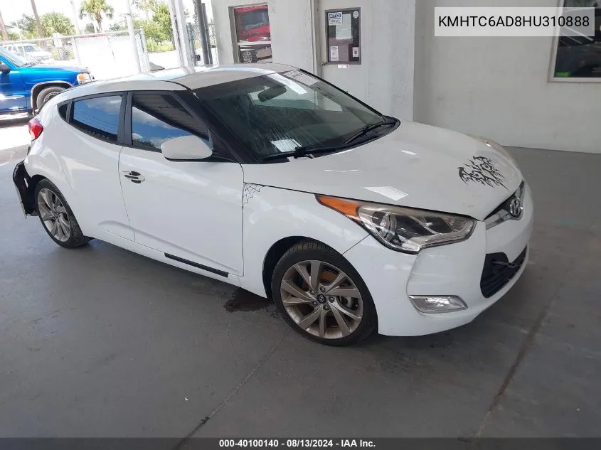 KMHTC6AD8HU310888 2017 Hyundai Veloster