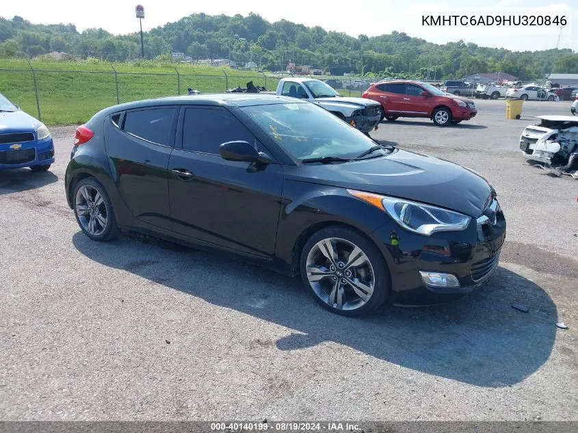 2017 Hyundai Veloster Value Edition VIN: KMHTC6AD9HU320846 Lot: 40140199