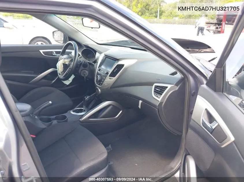 KMHTC6AD7HU321705 2017 Hyundai Veloster