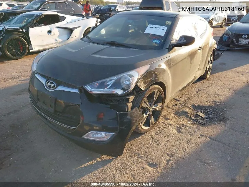 2017 Hyundai Veloster Value Edition VIN: KMHTC6AD9HU318160 Lot: 40485598