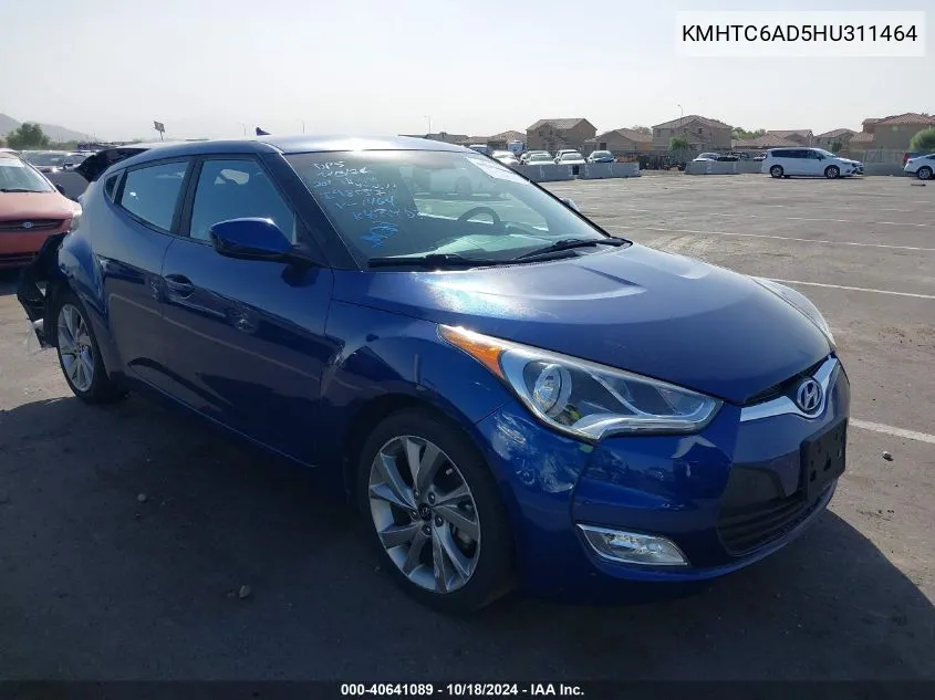 KMHTC6AD5HU311464 2017 Hyundai Veloster