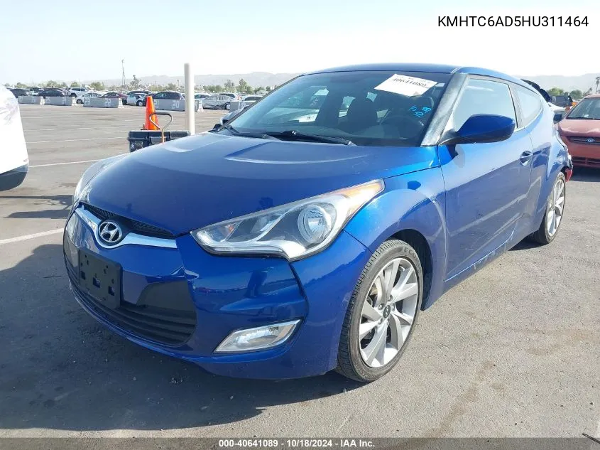 KMHTC6AD5HU311464 2017 Hyundai Veloster