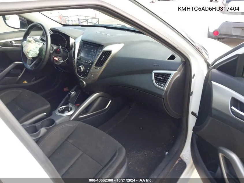 KMHTC6AD6HU317404 2017 Hyundai Veloster