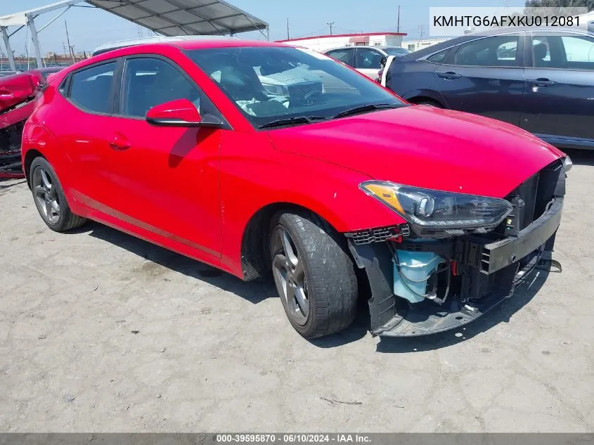 KMHTG6AFXKU012081 2019 Hyundai Veloster 2.0