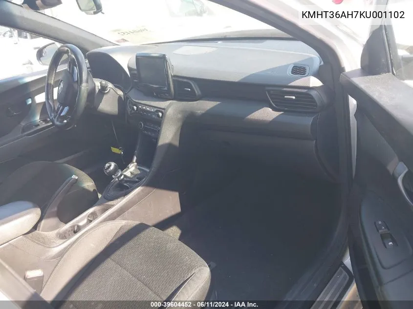 KMHT36AH7KU001102 2019 Hyundai Veloster N