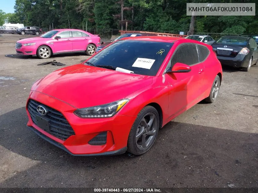 KMHTG6AF0KU011084 2019 Hyundai Veloster 2.0