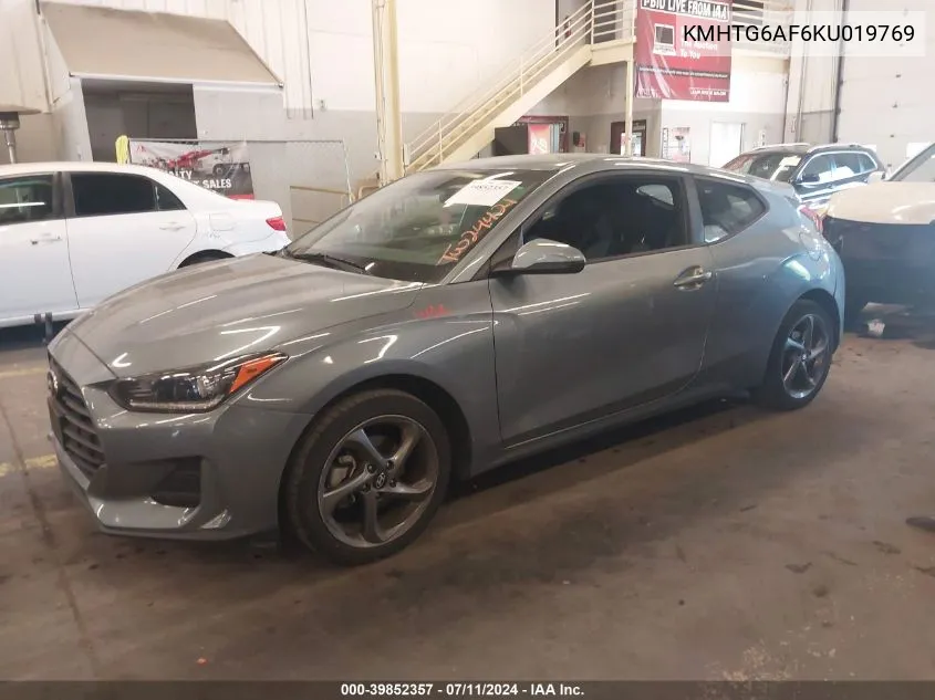 KMHTG6AF6KU019769 2019 Hyundai Veloster 2.0