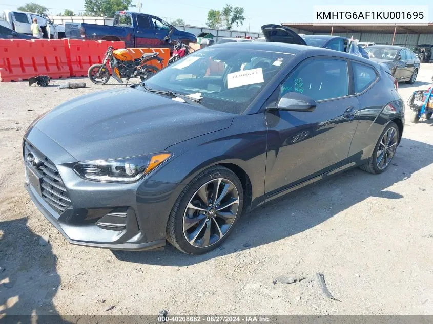 KMHTG6AF1KU001695 2019 Hyundai Veloster 2.0 Premium