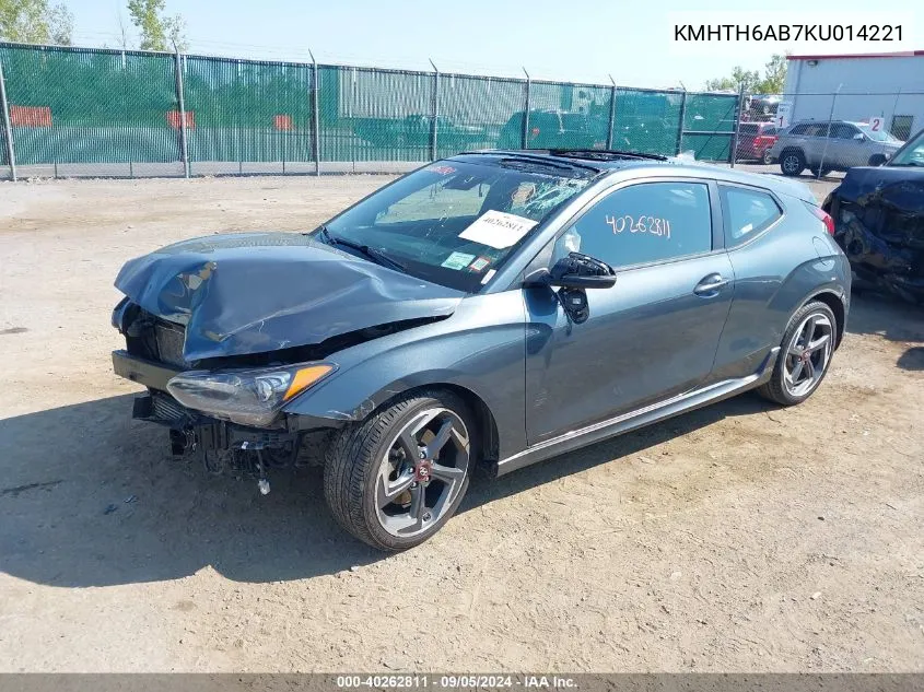 KMHTH6AB7KU014221 2019 Hyundai Veloster Turbo/Turbo R-Spec/Turbo