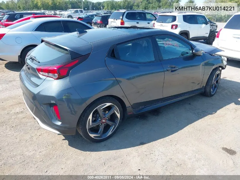 KMHTH6AB7KU014221 2019 Hyundai Veloster Turbo/Turbo R-Spec/Turbo