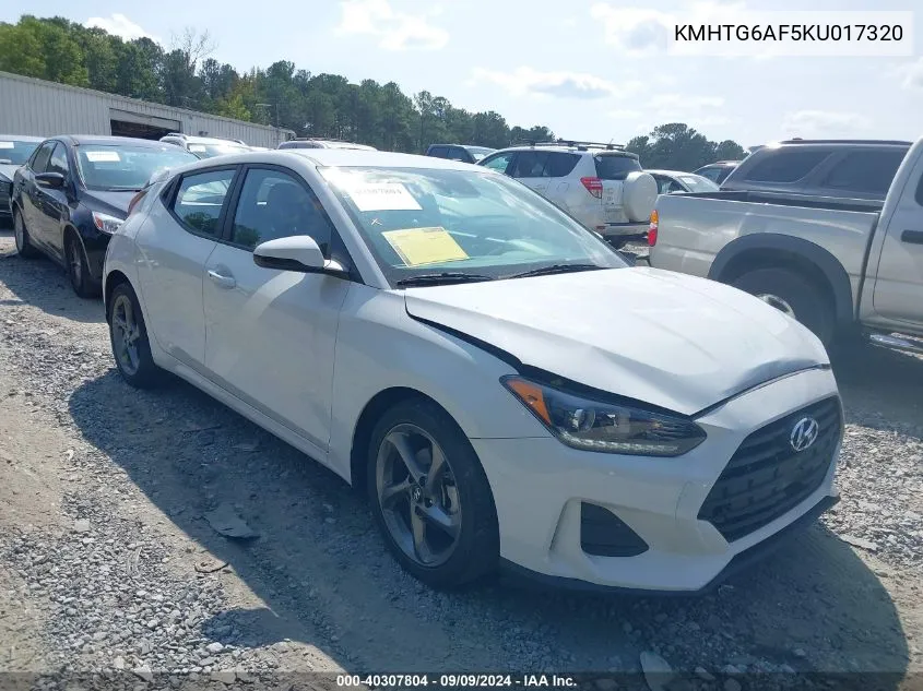 KMHTG6AF5KU017320 2019 Hyundai Veloster 2.0