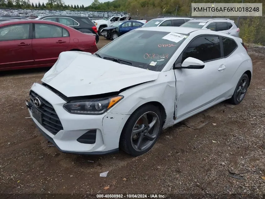 KMHTG6AF6KU018248 2019 Hyundai Veloster 2.0