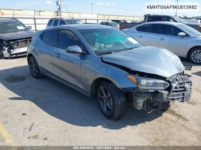 KMHTG6AF9KU013982 2019 Hyundai Veloster 2.0