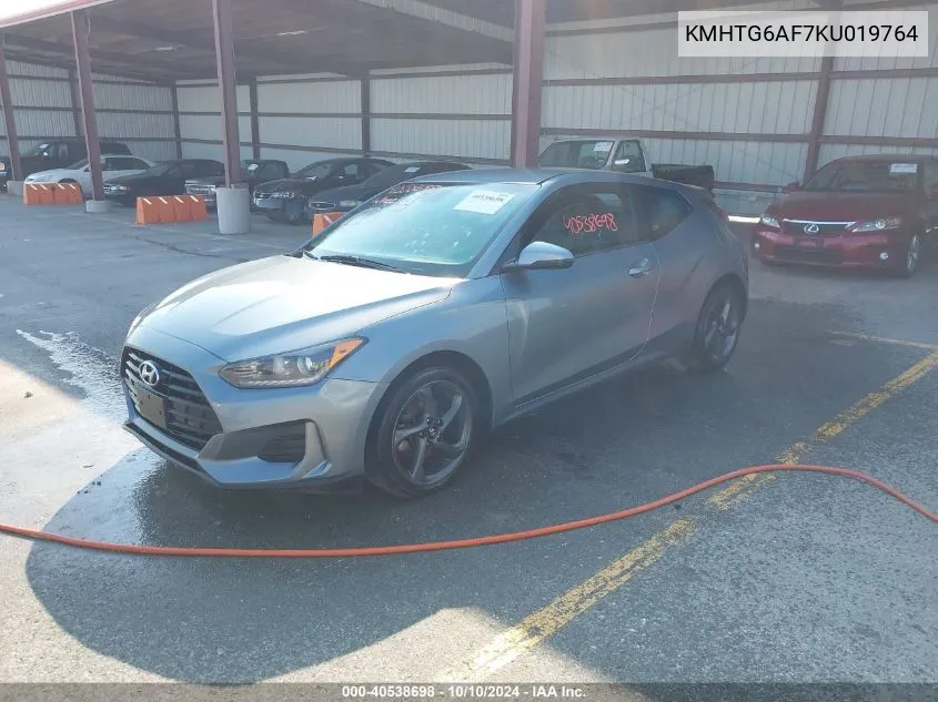 KMHTG6AF7KU019764 2019 Hyundai Veloster 2.0