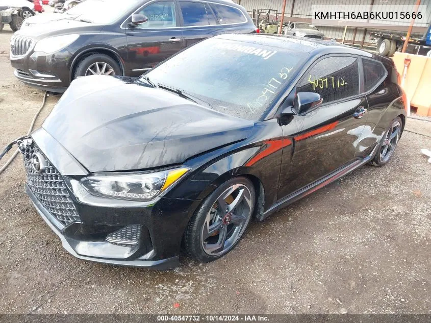 KMHTH6AB6KU015666 2019 Hyundai Veloster Turbo