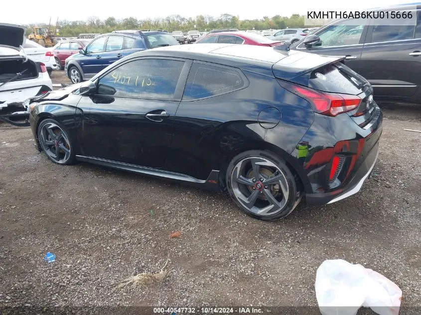 KMHTH6AB6KU015666 2019 Hyundai Veloster Turbo