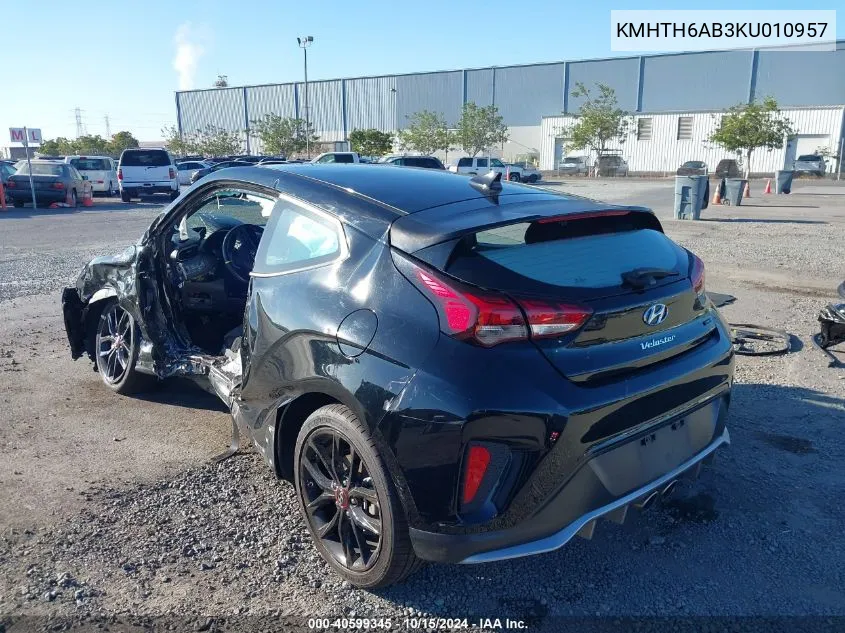 KMHTH6AB3KU010957 2019 Hyundai Veloster Turbo R-Spec