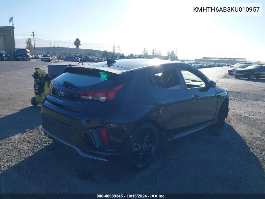 KMHTH6AB3KU010957 2019 Hyundai Veloster Turbo R-Spec