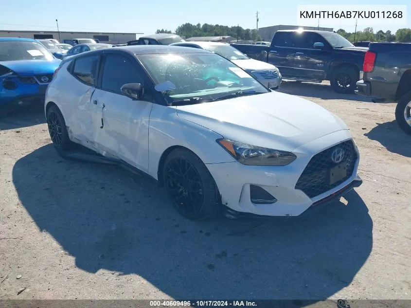 KMHTH6AB7KU011268 2019 Hyundai Veloster Turbo Ultimate