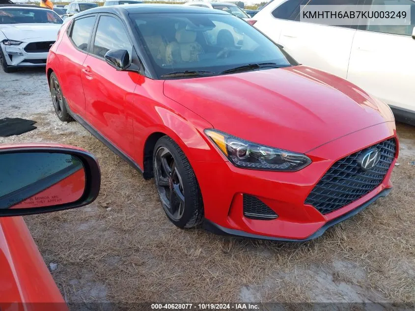 KMHTH6AB7KU003249 2019 Hyundai Veloster Turbo Ultimate