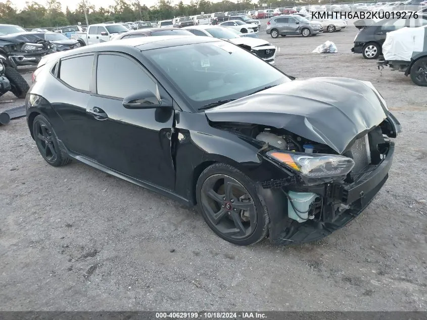 KMHTH6AB2KU019276 2019 Hyundai Veloster Turbo