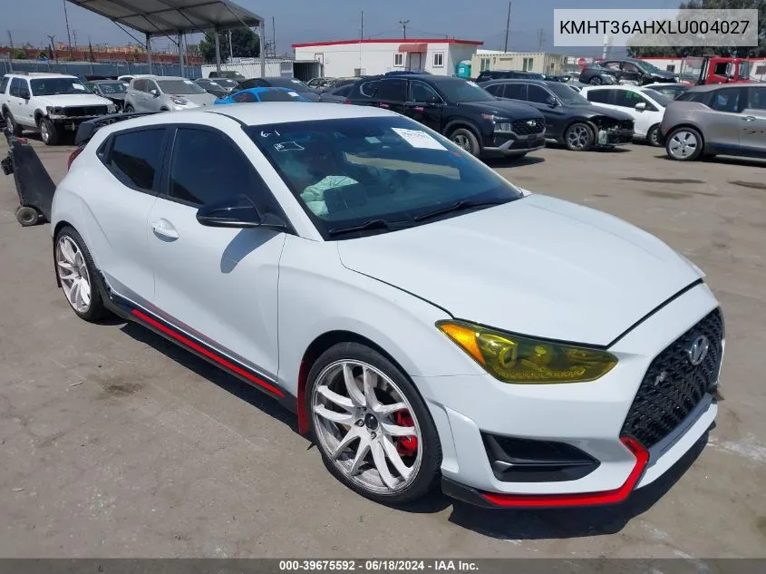 KMHT36AHXLU004027 2020 Hyundai Veloster N