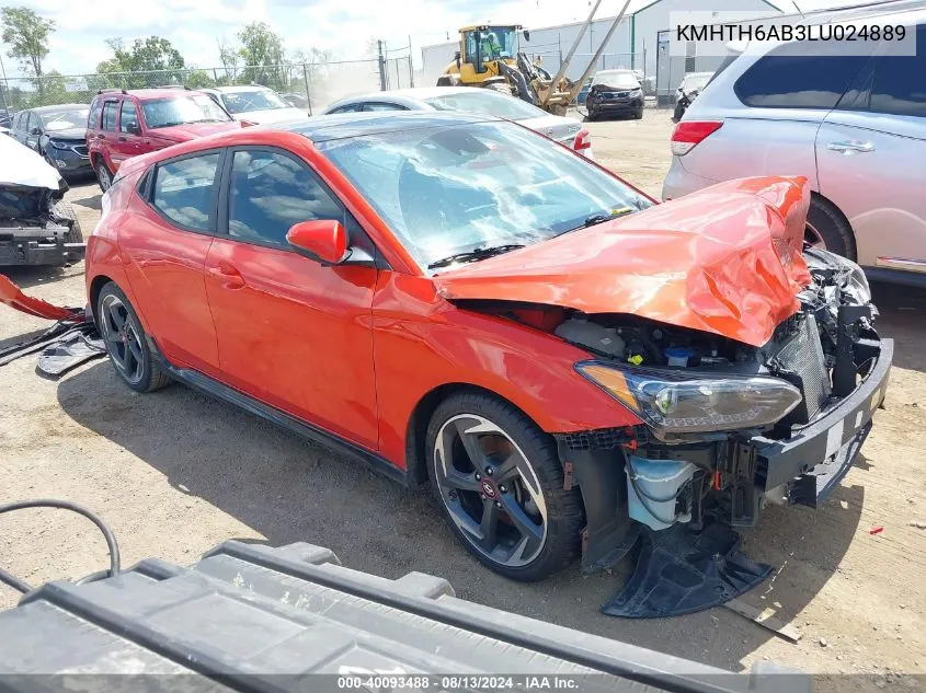 KMHTH6AB3LU024889 2020 Hyundai Veloster Turbo