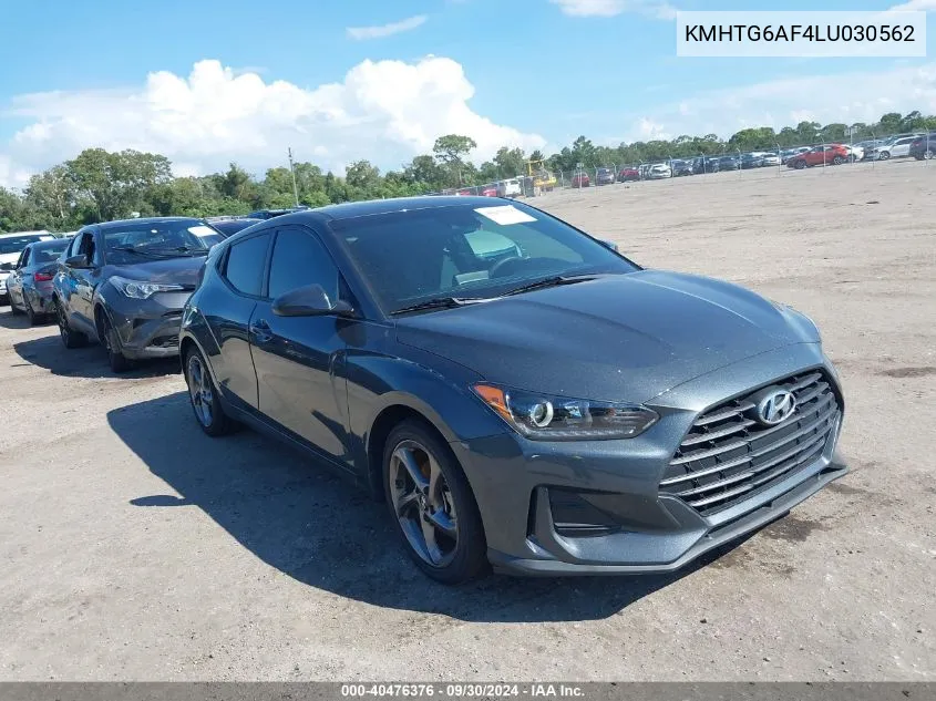 2020 Hyundai Veloster 2.0 VIN: KMHTG6AF4LU030562 Lot: 40476376