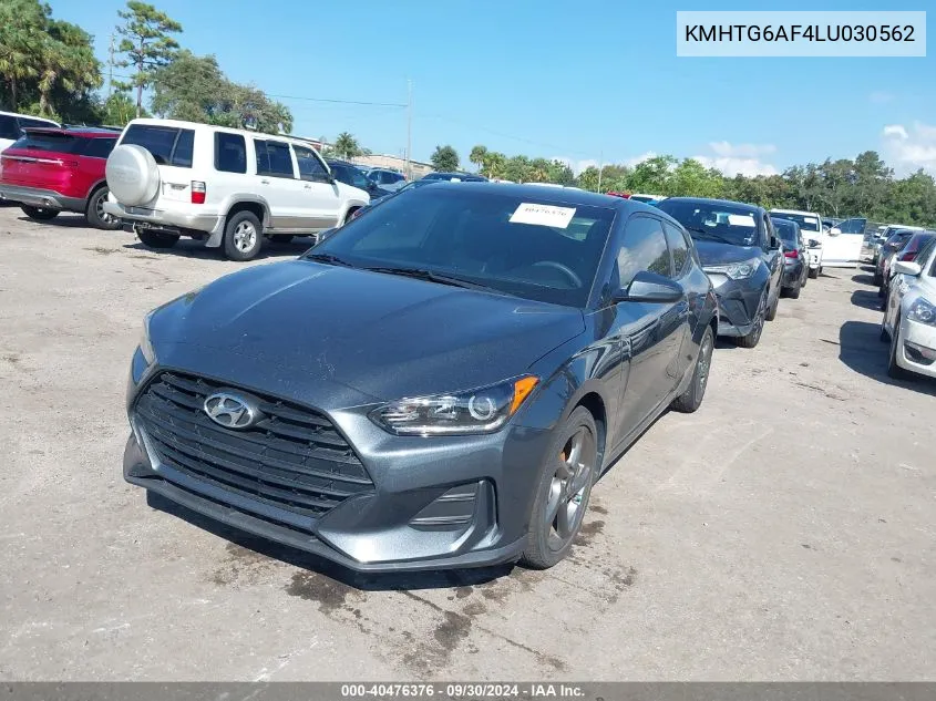 2020 Hyundai Veloster 2.0 VIN: KMHTG6AF4LU030562 Lot: 40476376