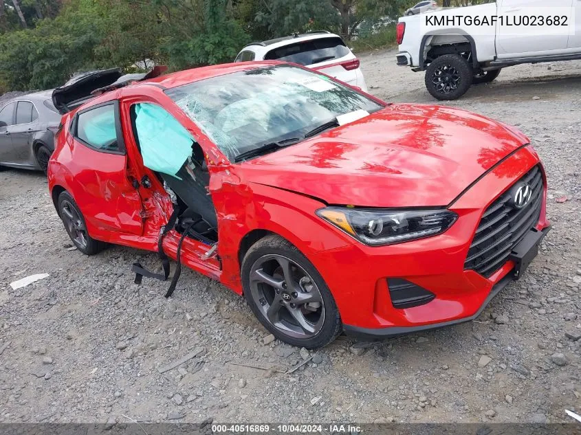 2020 Hyundai Veloster 2.0 VIN: KMHTG6AF1LU023682 Lot: 40516869