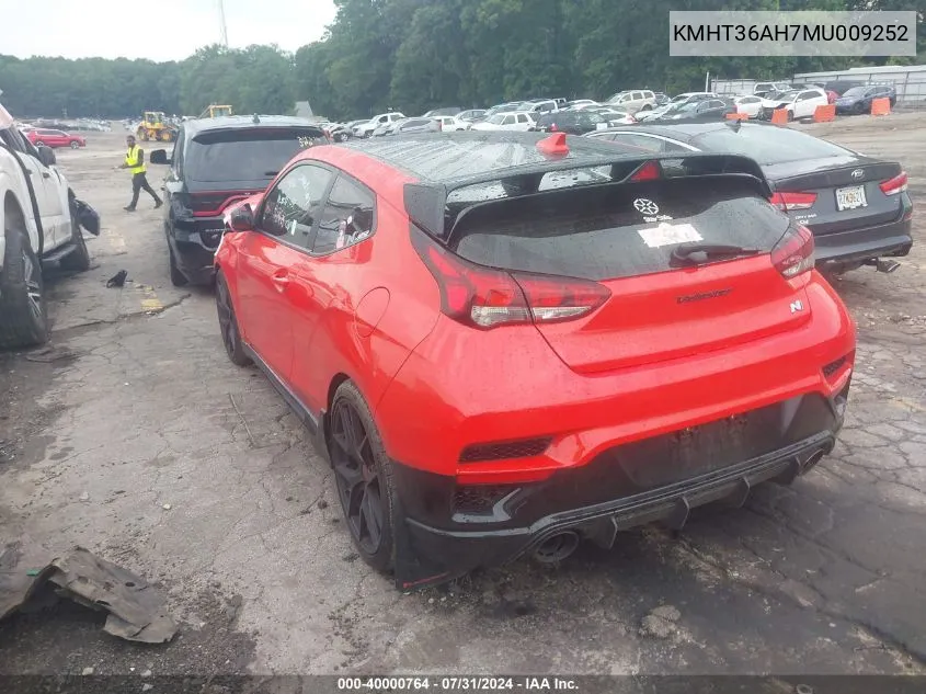 KMHT36AH7MU009252 2021 Hyundai Veloster N