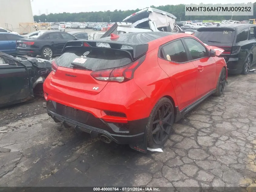 KMHT36AH7MU009252 2021 Hyundai Veloster N