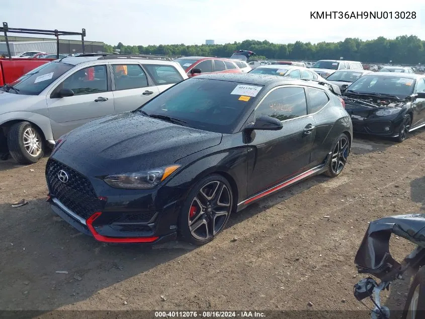 KMHT36AH9NU013028 2022 Hyundai Veloster N