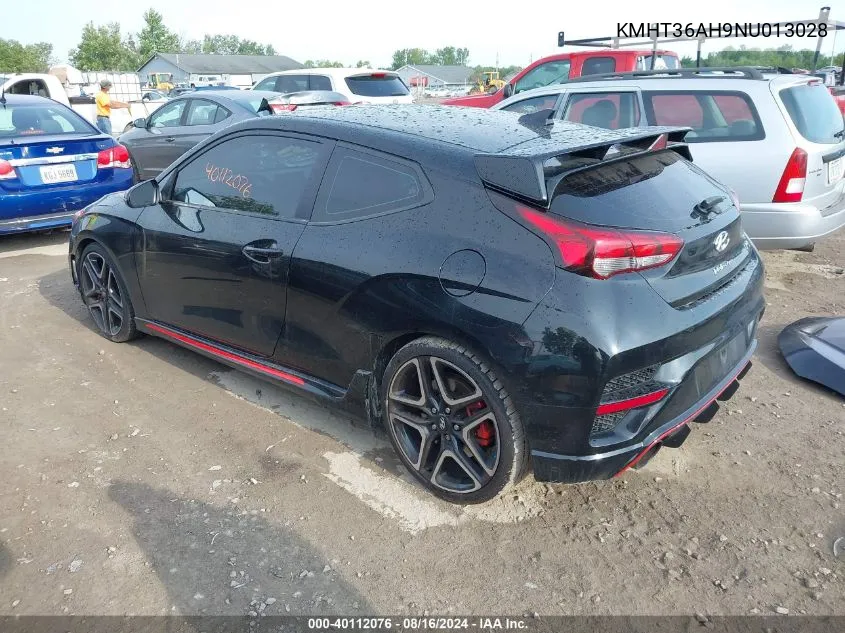 KMHT36AH9NU013028 2022 Hyundai Veloster N