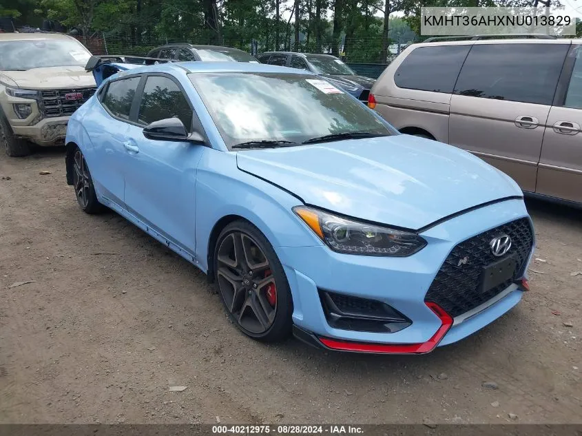 KMHT36AHXNU013829 2022 Hyundai Veloster N